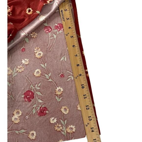 Danielle Bernstein By WeWoreWhat Roses And Daisies Pull On Tie Skirt Medium New - Picture 5 of 12